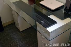 Create a home office with a desk that will suit your work style. Mini Office Makeover Desk Upgrades Lansdowne Life