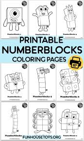 numberblocks printables fun printables for kids learning worksheets kids learning