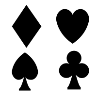 The origins of playing card suits in europe began in the middle ages, with several different varieties of symbols in use at the time. Card Suits Icons Download Free Vector Icons Noun Project