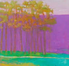 Wolf Kahn Works Tayloe Piggott Art Gallery Jackson Hole In 2020 Wolf Kahn Art Tree Art