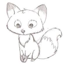Your pencil sketch is one of the foremost essential sketching tips. Cool Pictures To Draw Black And White Pencil Sketch Of Baby Fox White Background Easy Drawings Fox Drawing Easy Drawings