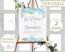 It is a beautiful custom and can be enjoyed thoroughly if planned well in advance. Baby Shower Welcome Poster Novocom Top
