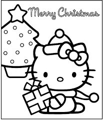 Hello kitty happy holidays coloring page. Hello Kitty 37066 Cartoons Printable Coloring Pages