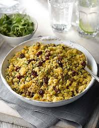 The one problem with it is that it's just too darn sweet. M S Moroccan Fruity Couscous Salad Salad Inspiration Moroccan Couscous Salad Summer Salad Recipes