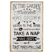 Sfeervol Wandbord Met Tekstopdruk Materiaal Hout Afmeting 20x30 Cm Lxb Kwantumlente Tuin Wandbord Tuin Tuinaccessoires Uithangborden