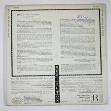 Purcell, Schubert, Schumann, Brahms, Wolf, Duparc, Massenet, Faure, Mack  Harrell