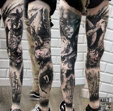 Poetic Blackwork Tattoos By Piotr Bemben Tattoos Blackwork Tattoo Leg Sleeves