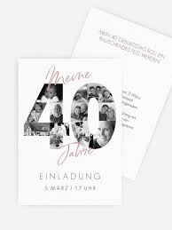 Einladungskarten 40 Geburtstag Fotojahre In 2020 Einladungen Einladungskarten 40 Geburtstag Geburtstag