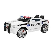 Kid Trax White Dodge Charger Police Car 12v Ride On Bentley Car Police Cars Car