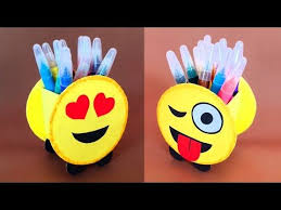 Emoji Masaustu Kalemlik Nasil Yapilir How To Make Emoji Pen Stand Diy Pen Holder Youtube 2020 Yaratici El Sanatlari Yaratici Kalemlik