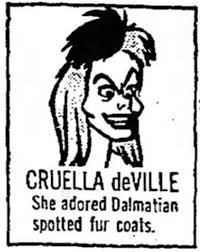 More images for how do you spell cruella deville » Cruella Deville Cruella De Vil Residuals Retconned