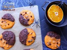 Cookies Orange Chocolat D Halloween Orangettes Au Chocolat Patisserie Cookies Chocolat