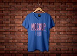 Download Free Half Sleeves V Neck T Shirt Mockup Psd Good Mockups