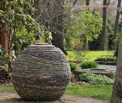 I Create Stone Sculptures Without Any Cement Or Glue Garden Spheres Garden Stones Garden Design Magazine