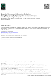 .berundur dari sebuah syarikat multinasional kerana tidak tahan berdepan dengan enam golongan manusia di jawapan 'saya tak tahan dengan politik pejabat di syarikat ini'. Pdf Supply Chain Management Practices And Firm Performance An Empirical Study Of The Electronics Industry In Malaysia