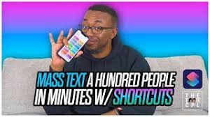 The group text will work regardless of whether the contacts you are sending to have imessage or sms text messaging, though imessage users will have a few more features than those who don't. Mass Text 100 People In Minutes With Ios Shortcuts Not Compatible W Ios 13 14 Check Description Youtube