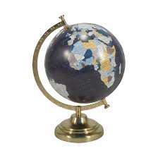 Desktop Globe W Gold Base Threshold Desktop Globe Custom Globe Gold Globe
