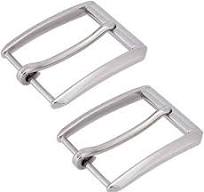 2Pcs Stainless Steel Roller Buckles 51mm Rectangle Adjustable Buckle  Fasteners Leather Belt