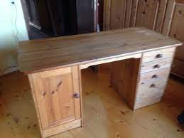 Fichtenschrank mit schiebetüren bett nachtkästchen schreibtisch. Schreibtisch Fichte Geolt In 88512 Mengen Fur 80 00 Zum Verkauf Shpock At