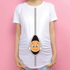 2018 New Baby Peeking Out Maternity Shirt Top Pregnancy Clothing Great Gift Cheap Tees Casual Plus Size Xxl Free Shipping Baby Peeks Baby Peeking Outmaternity Shirt Aliexpress
