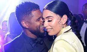 Usher Is Seen Getting Cozy With His New Girlfriend Jenn Goicoechea At Diddy S 50th Birthday Party Daily Mail Online