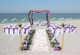 Purple Beach Wedding Decoration Add A Little Blue And Light Purple And That S Y Perfect Weddin Beach Theme Wedding Beach Wedding Purple Wedding Beach Ceremony
