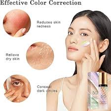 One Step Color Corrector Primer, 3 In 1 Primer for Face Before Makeup, Face  Moisturizing Sunscreen Isolation Cream, SPF 50, Makeup Primer Oil Control &  Brightening Skin Tone Correcting, Radiance Skin :