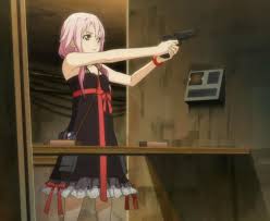 Inoris Pistol Jpg Inori Yuzuriha Black Dresses Casual Cosplay