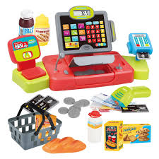 Conditie poti avea propriul tau magazin! Casa De Marcat Pentru Copii Cu Sunet Si Lumina Ecran Lcd Scaner Plata Cu Cardul Cos De Alimente Bani Ats Pentru Copii Emag Ro