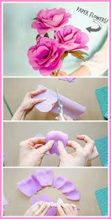 How do you make large paper flowers? Simple Paper Flowers Easy Paper Flowers Paper Flowers Diy Easy Paper Flowers
