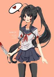 Yandere Chan With Long Hair Yandere Manga Yandere Simulator Characters Yandere Anime