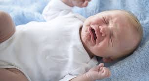 The standard infant fussiness usually starts at about 2 to 3 weeks, peaks at 6 weeks and is gone by 3 to 4 months. Is It Normal For My Baby To Cry All The Time Babycenter