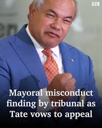 Mayor Tom Tate found to have engaged in misconduct after not declaring  perceived conflicts