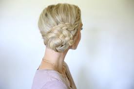 Twist two side braids over each other, then secure with tonal bobby pins. Easy Braided Side Bun Cute Girls Hairstyles