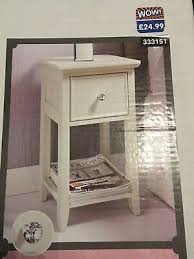 I bought a dining set in black they gave me a red set, my mother actually liked how it looked so she decided to keep it. Bedside Table 1 Drawer B M Arabella Bnib Off White Pair X2 Collection Only 35 00 Picclick Uk
