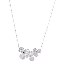 Check spelling or type a new query. Tiffany Platinum Diamond Mini Paper Flowers Cluster Pendant Necklace 376539 Fashionphile