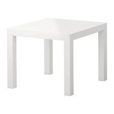 For the first issue, i would reinforce the joints by adding diagonal braces going from the legs to the top. Lack Side Table High Gloss White By Ikea 18 38 The High Gloss Surfaces Reflect Light And Give A Vib Ikea Lack Side Table Lack Side Table Ikea Side Table