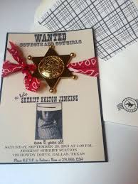 Sheriff Cowboy Birthday Invitation By Stampandseal On Etsy 4 00 Cowboy Birthday Cowboy Invitations Sheriff Callie Birthday Party