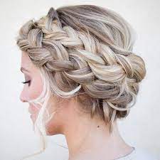 50 Cute And Trendy Updos For Long Hair Stayglam Braided Crown Hairstyles Hair Styles Crown Hairstyles