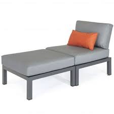 Kettler Elba Side Chair With Footstool In Anthracite Charcoal 528 Garden4less Uk Shop Side Chairs Footstool Kettler