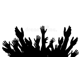 Hands Raised Up - Symbol Of Freedom The Choice, Fun. Vector Ill Stock  Vector - Illustration of human, charity: 79430819