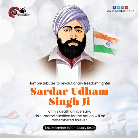 Sardar Udham Singh- A brave Freedom Fighter - Beat of Life Entertainment