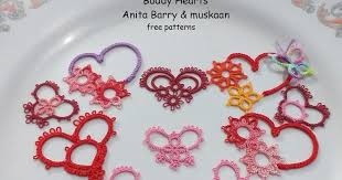 Free Heart Tatting Patterns Valentine Day Tatting Patterns Free Tatting Patterns Diy Crafts Jewelry