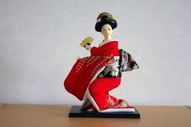 Japanese hakoya geisha doll bento lunch box kids food picnic container boy girl. Kyoto Geisha Doll