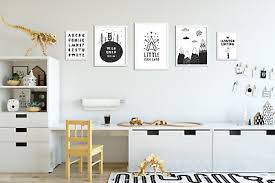 Infants don't distinguish between related colours akin to orange and pink till the age of eight months. Set Of 5 Boys Bedroom Prints Pictures For Playroom Kids Room Black White Ebay