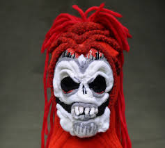 Maybe you would like to learn more about one of these? Brutal Knitting Knit Art Masks Crafts Knitting