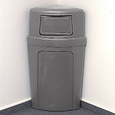 Continental 21 Gal Corner Round Gray Trash Can 8325 Gy Walmart Com Walmart Com Corner trash cans easily fit in corners and tight spaces, making them ideal for small kitchens. continental 21 gal corner round gray trash can 8325 gy
