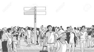 The whole platform was crowded with men, women and children all going to haridwar and all waiting for the same train! Illustration Of Crowded City Public Transport Train Station With Royalty Free Cliparts Vectors And Stock Illustration Image 122604137
