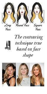 Women's haircuts for long face shapes in 2020 source. The Contouring Technique True Based On Face Shape Hair Coloring Hairstyles Ombre Balayage Flamesbalayage Frisur Gesichtsform Gesichtsform Gesichtsformen
