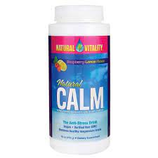 Natural Vitality Natural Calm Raspberry Lemon 16 Oz Pwdr Swanson Health Products